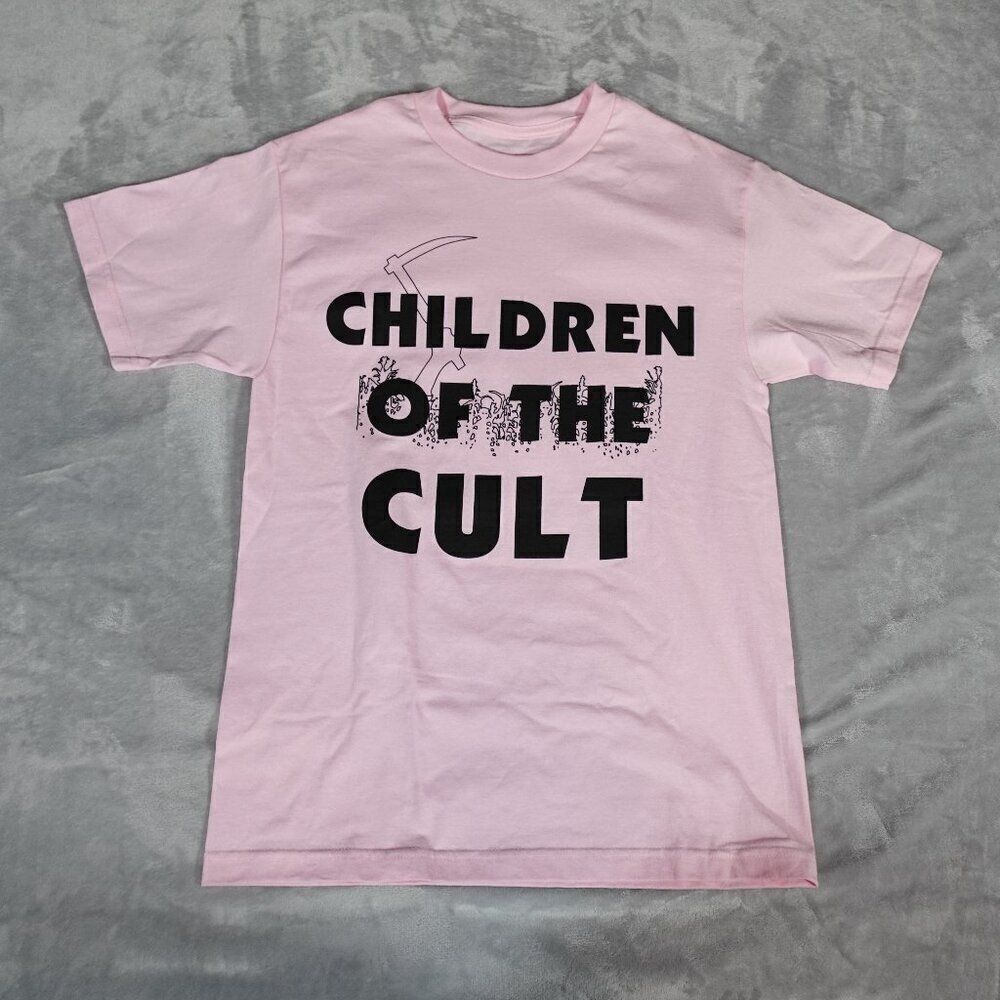 Superrradical Children Of The Cult Parody T Shirt Mens M Halloween Pink